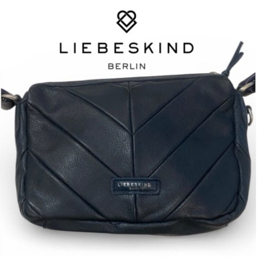 Liebeskind Berlin Bag Juliette Leather Crossbody Navy